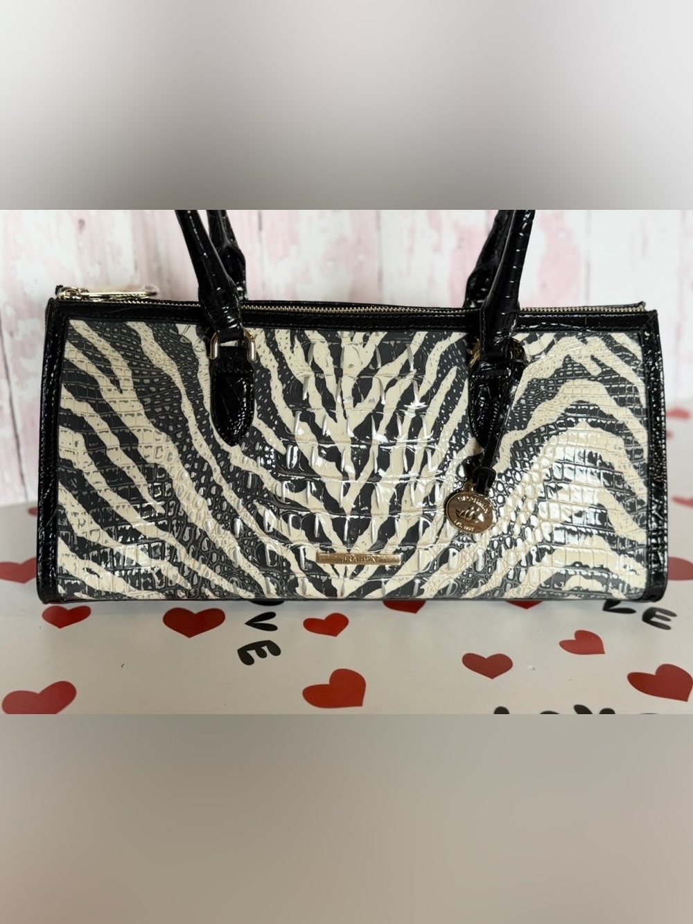 Brahmin Melbourne Collection Sophia Everlasting Encore Satchel Bag $385 FIRM $ - Picture 2 of 13